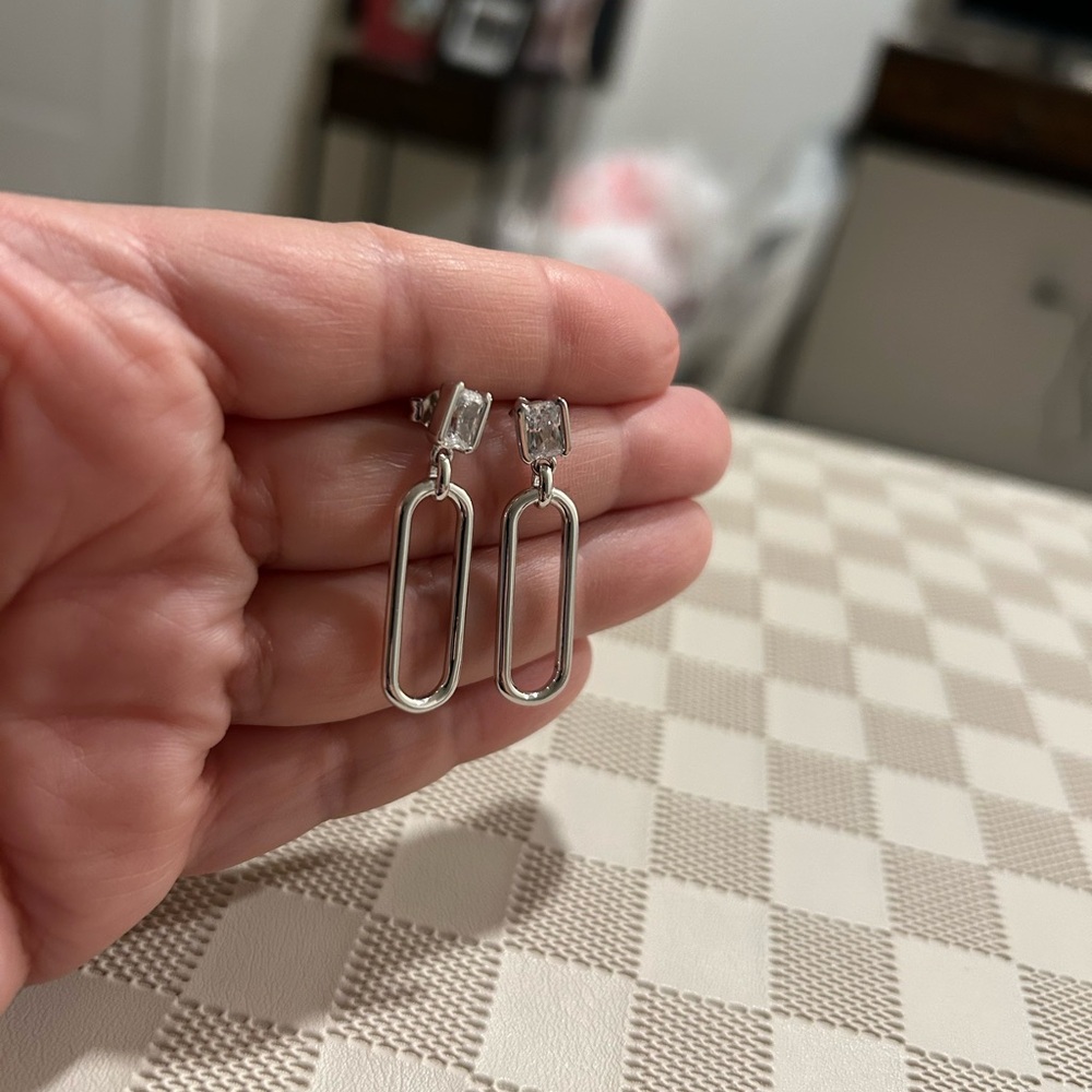 Sif Jakobs Silver Drop Earrings View 6